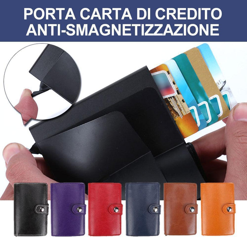 Porta carta di credito anti-smagnetizzazione