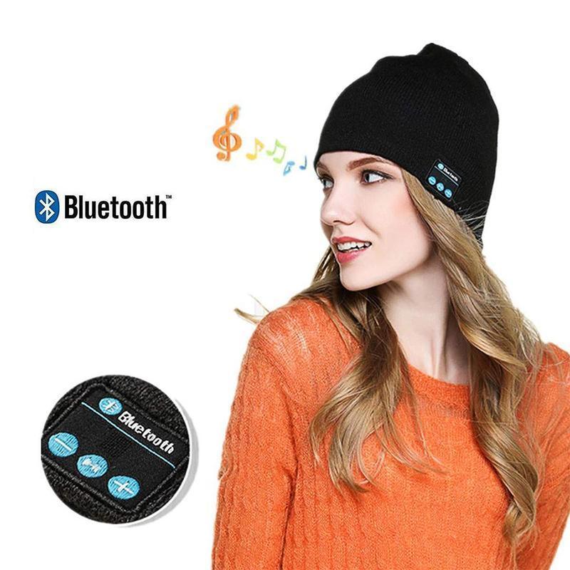 Caldo cappello lavorato a maglia con bluetooth