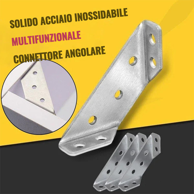 Connettore angolare universale per mobili in acciaio inox(10pcs)