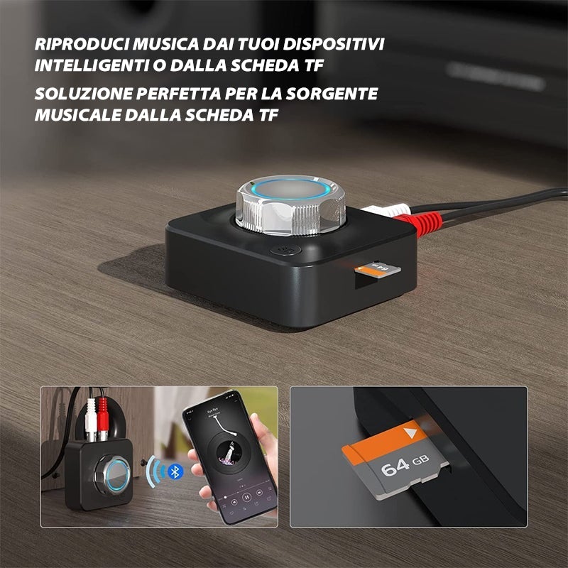 Ricevitore RCA audio Bluetooth 5.0