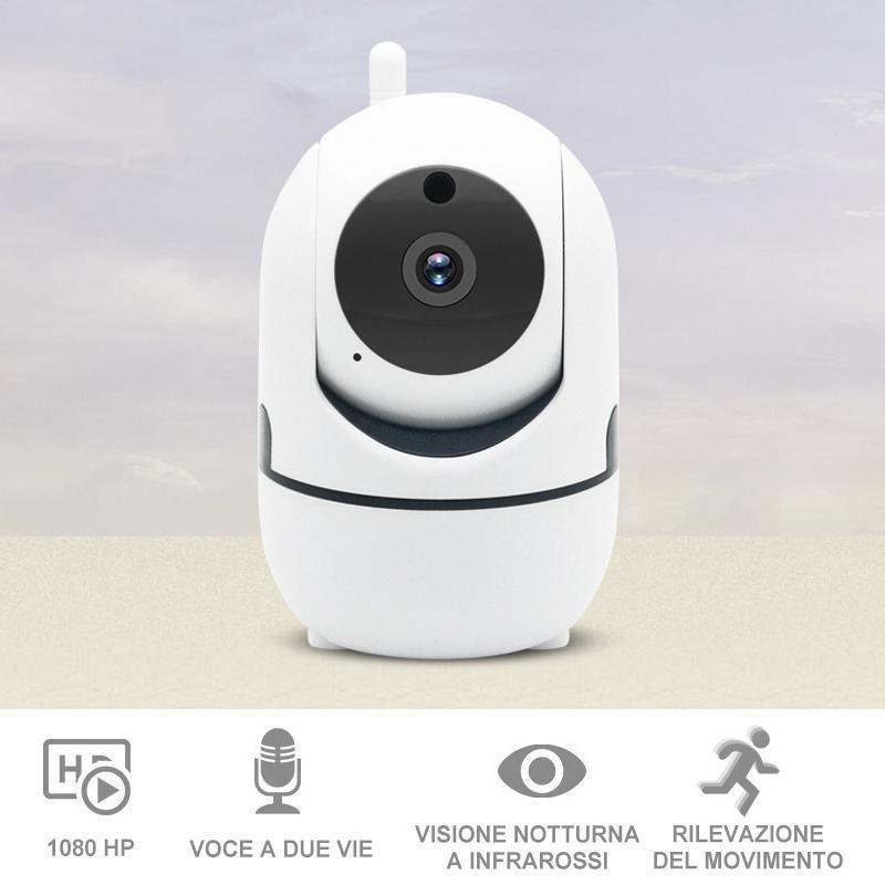 La Smart AI Security telecamera - Tracciamento automatico del corpo, Visione notturna HD