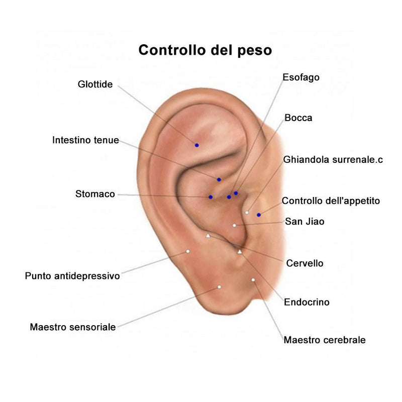 Orecchini magnete digitopressione(un paio)