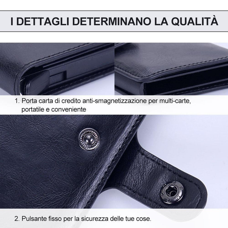 Porta carta di credito anti-smagnetizzazione