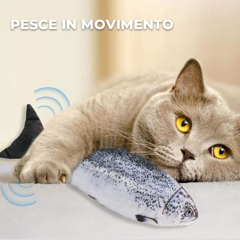 Simulazione peluche Giocattolo per pesci gatto con ricarica USB