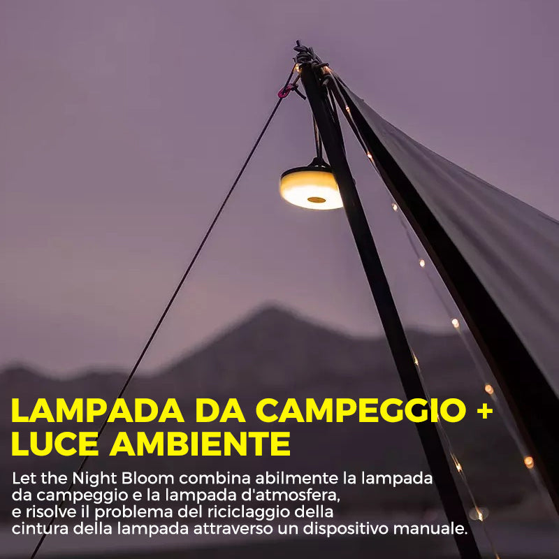 Luce da campeggio portatile multifunzionale