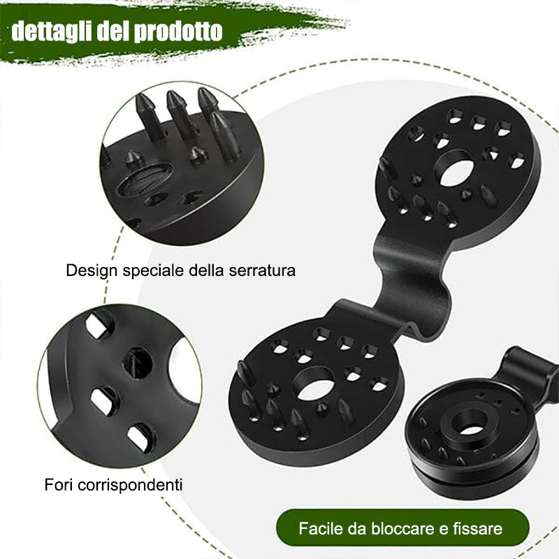 Clip in plastica per tessuto ombreggiante