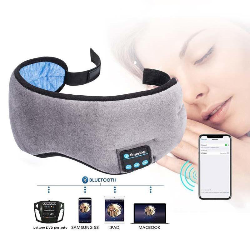 Maschera per dormire con auricolare bluetooth