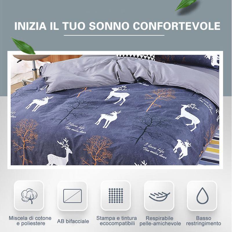 Set Biancheria da letto in quattro pezzi