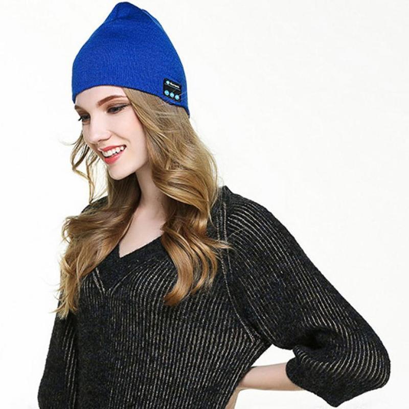 Caldo cappello lavorato a maglia con bluetooth